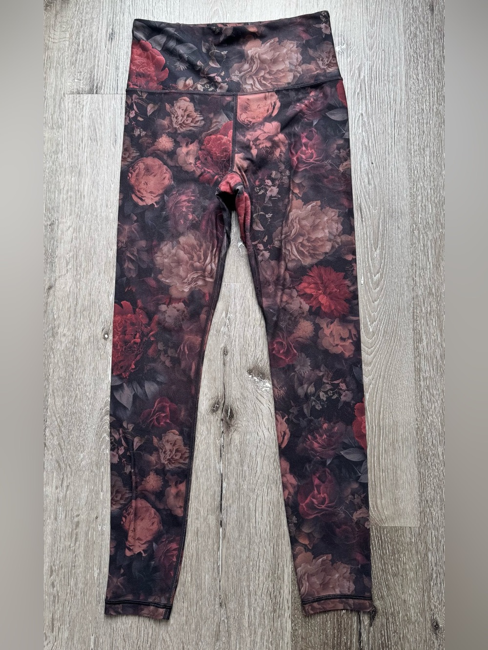 Athleta Elation Printed Tight Dark Floral Leggings Small